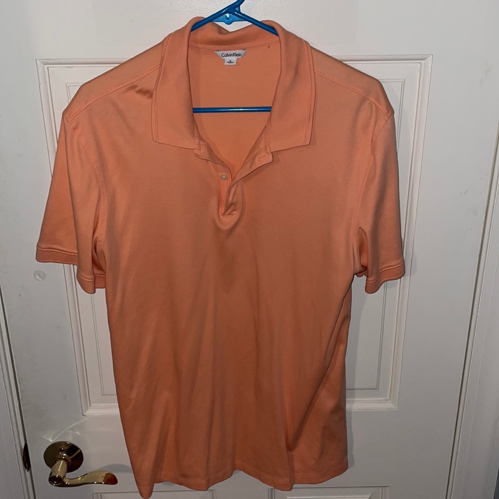 Men’s Calvin Klein Polo. Soft material and size large.